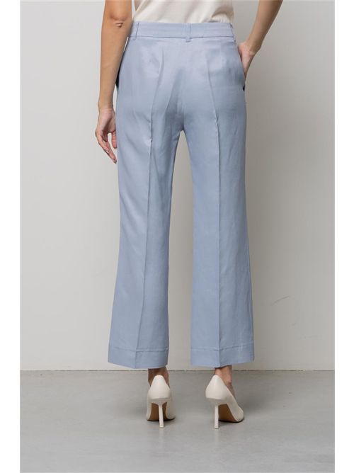 Pantaloni a trombetta in misto lino KAOS | SP1CO023/0080